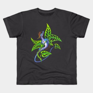 Dragon and Cheese Leaves Kids T-Shirt